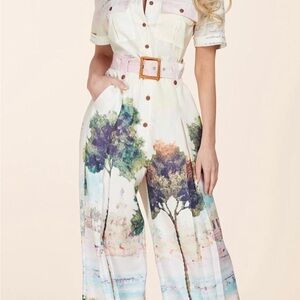 Scenic Print Jumpsuit